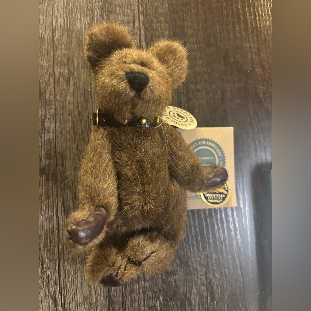 Vintage 6" Boyds Bears NWT‎ Humboldt Collection Collared Tan Collectible Plush
